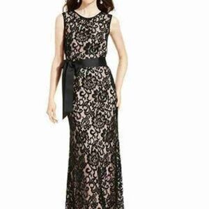 R&M Richards long Lace Dress size 12